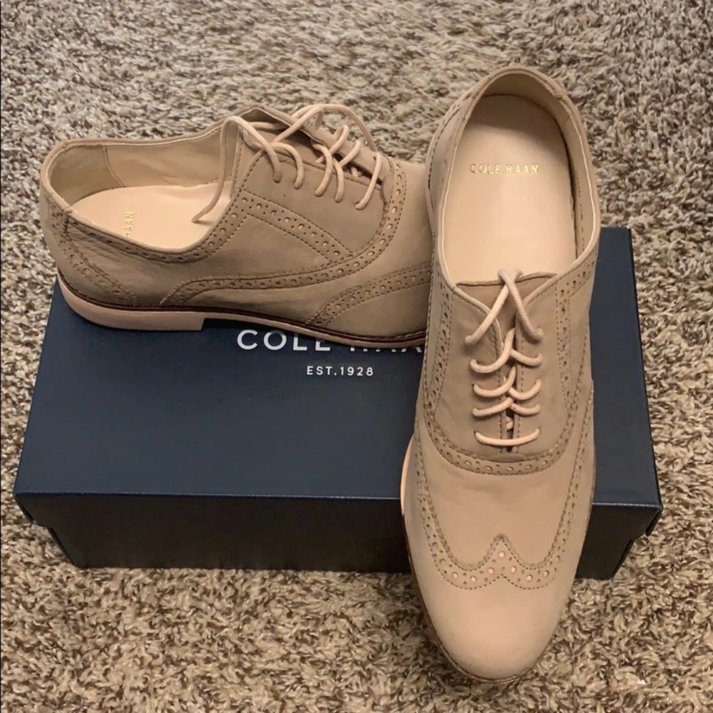 New Cole haan Gramercy Wing Oxfords 7.5B
